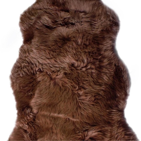 New Premium Genuine Sheepskin Rug Brown Real Australia Sheepskin Natural Luxury